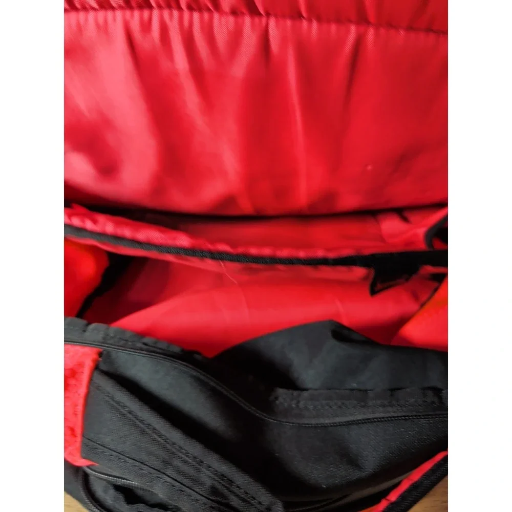 Adidas Load Spring Backpack Black/Orange/pink Back To School‎ Used Good Shape